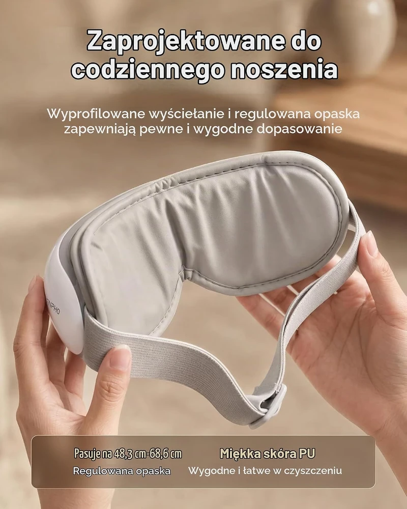 RENPHO akių masažuoklis su šildymu, oro kompresija ir Bluetooth RF-EM001