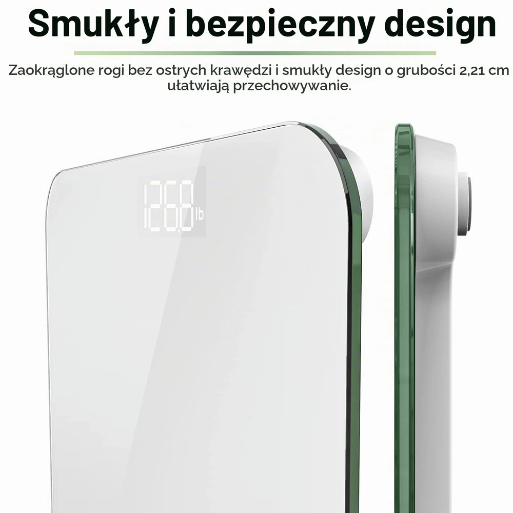RENPHO asmeninės skaitmeninės svarstyklės su LED ekranu, iki 180 kg, BG260R(Baltas)