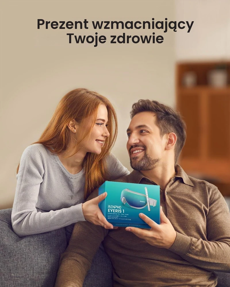 RENPHO Eyeris 1 akių masažuoklis su šildymu, Bluetooth ir nuotolinio valdymo pultu RF-EM001R