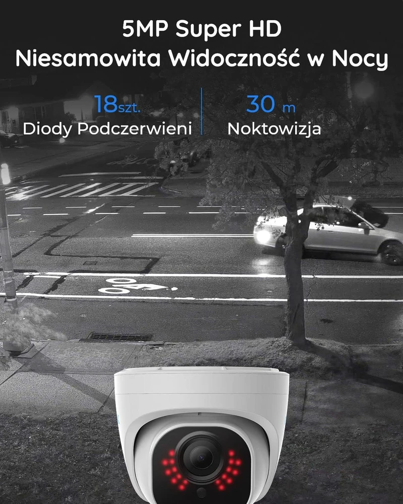 Reolink 8 kanalų 5 MP PoE vaizdo stebėjimo komplektas su 2 TB NVR RLK8-520D4-5MP