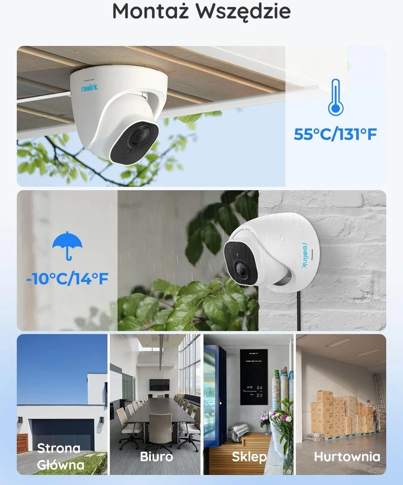 Reolink 8 kanalų 5 MP PoE vaizdo stebėjimo komplektas su 2 TB NVR RLK8-520D4-5MP