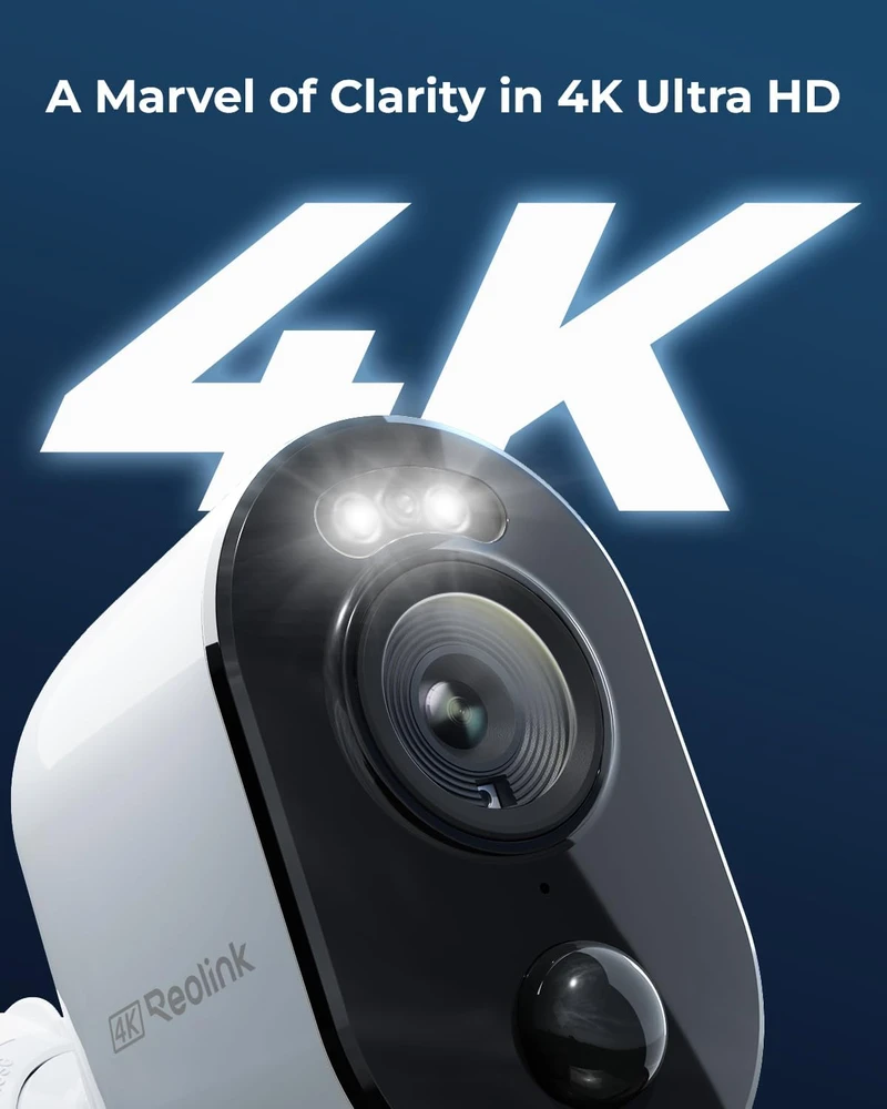 Reolink belaidė lauko apsaugos kamera 4K Wi-Fi su prožektoriumi Argus 3 Ultra