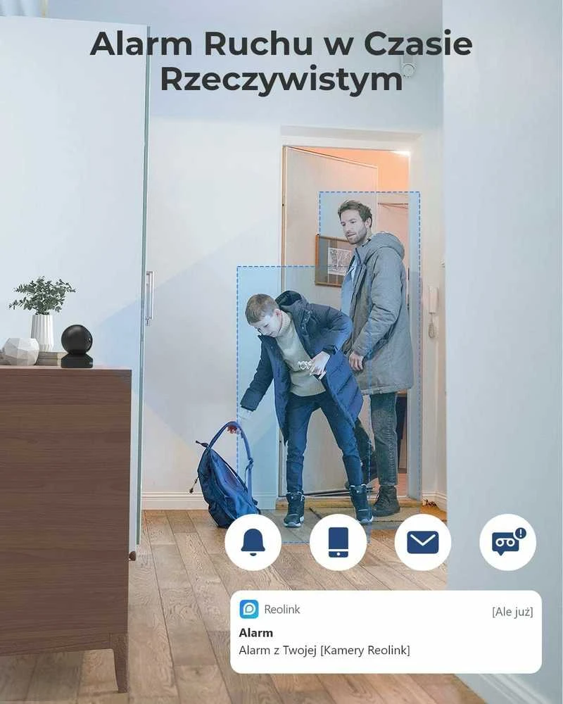 Reolink IP kamera E1 PRO 4 MP, fiksuota, H.264, Micro SD