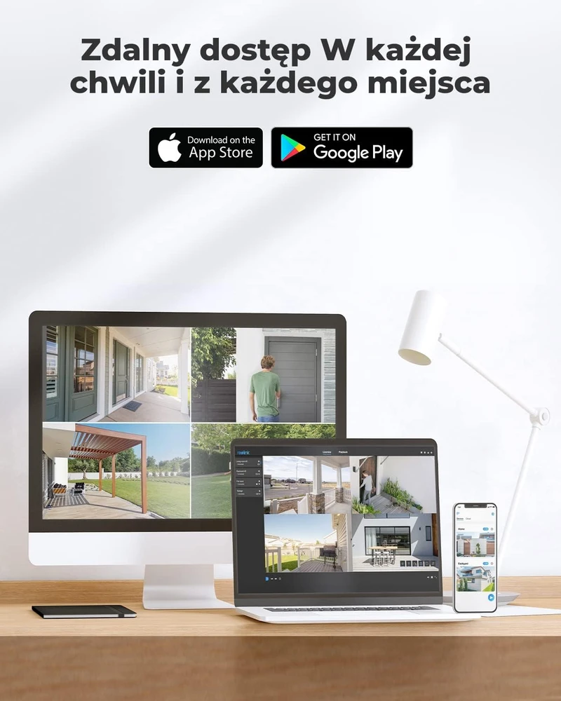 Reolink išorinė IP vaizdo stebėjimo kamera PoE, 5 MP, naktinis matymas, garso įrašymas, RLC-520A-B