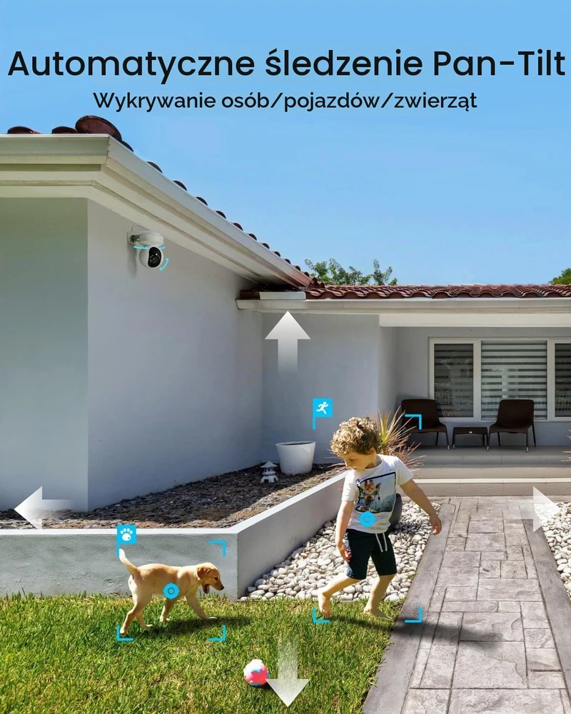 Reolink lauko IP kamera 4K PoE su spalviniu naktiniu matymu E1 Outdoor SE PoE