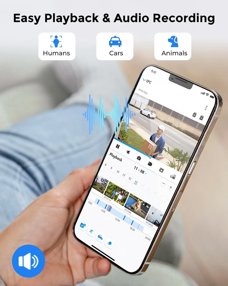 Reolink lauko IP kamera 5 MP su Wi-Fi, IP66 ir naktiniu matymu RLC-510WA