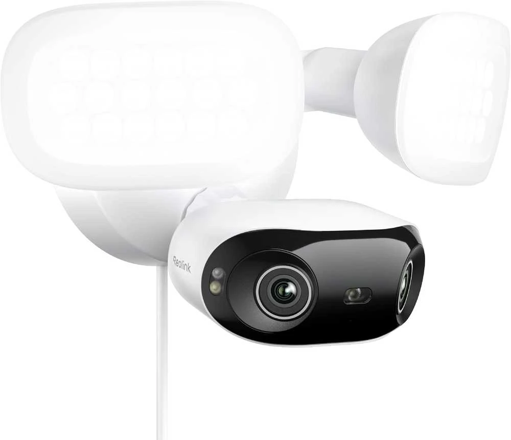 Reolink lauko PoE vaizdo stebėjimo kamera, 16 MP, 180° kampas, 2800 lm pašvietimas, Elite Pro Floodlight PoE