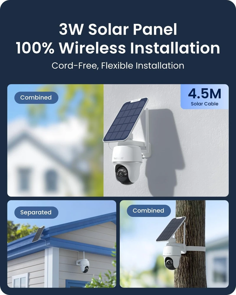 Reolink lauko PTZ vaizdo kamera Argus PT Ultra-EU+SP, 4K 8 MP, Wi-Fi