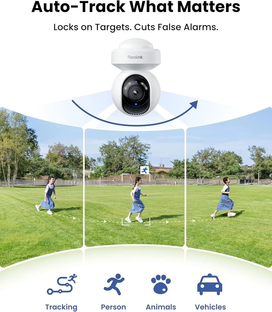 Reolink | Fotoaparatas | E1 Outdoor Pro | PTZ | 8 MP | 2,8-8 | IP64 | H.265 | „Micro SD“, maks. 256 GB