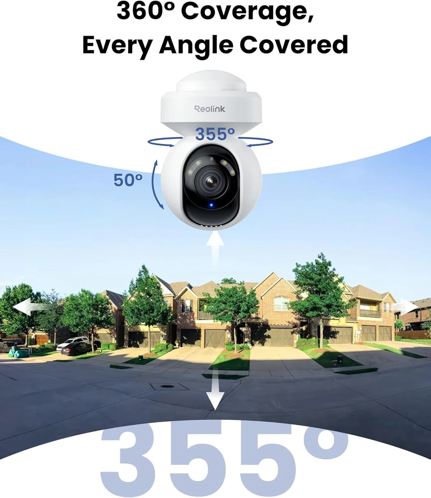 Reolink | Fotoaparatas | E1 Outdoor Pro | PTZ | 8 MP | 2,8-8 | IP64 | H.265 | „Micro SD“, maks. 256 GB