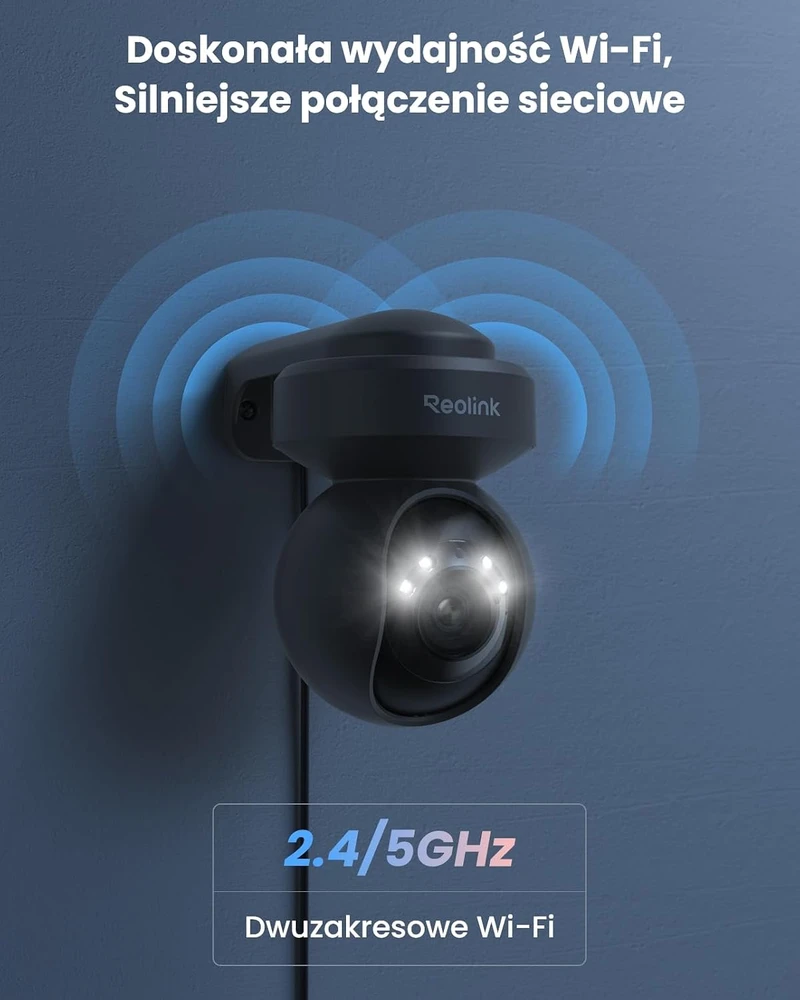 Reolink | Fotoaparatas | E1 | PTZ | 5 MP | 2,8-8mm | H.264 | „Micro SD“, maks. 256 GB