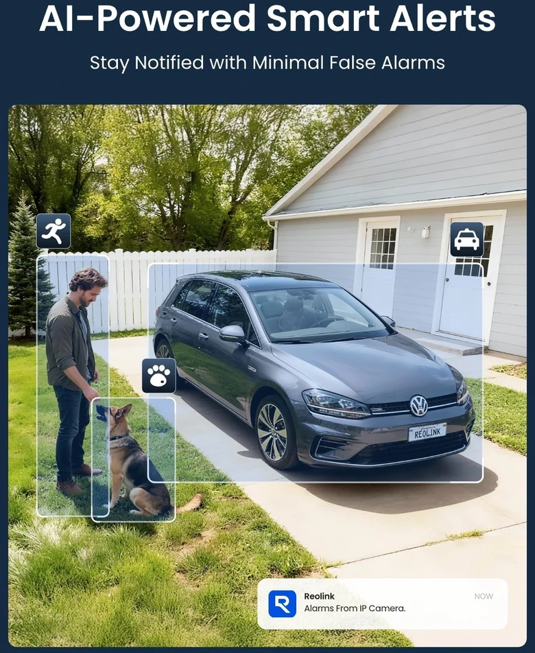 Reolink lauko vaizdo kamera 4K su saulės skydeliu, Wi-Fi, Argus 3 Ultra+Solar Panel
