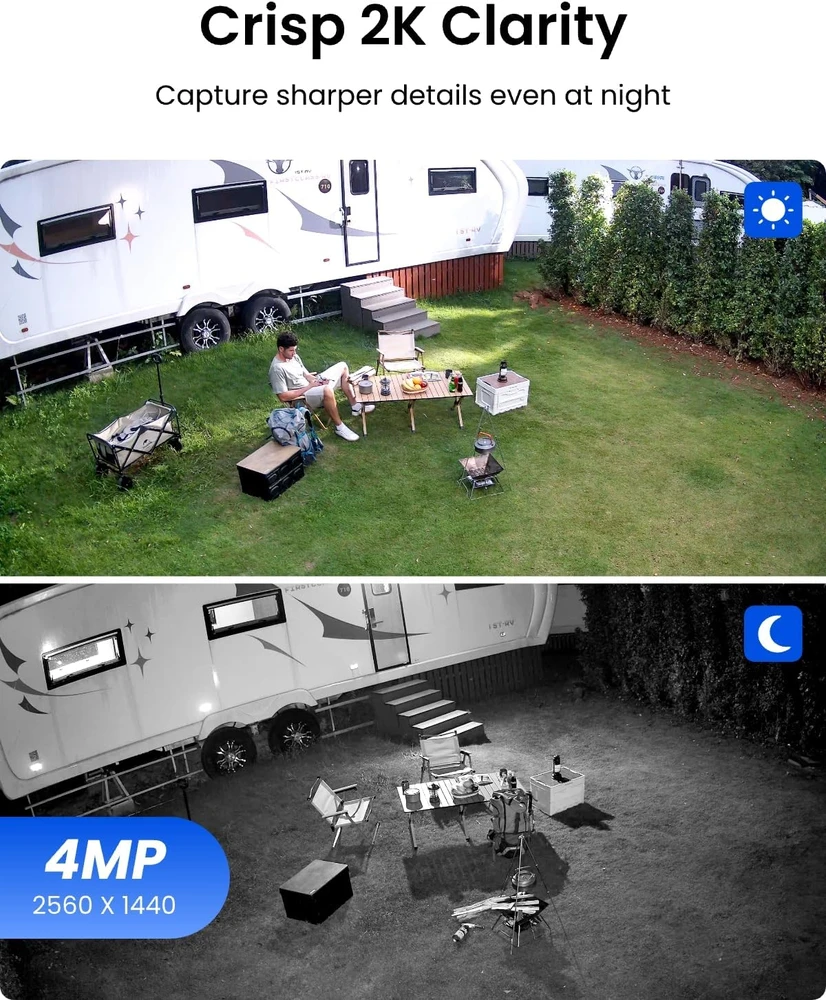 Reolink lauko Wi-Fi kamera Argus PT Plus 2K 4 MP su saulės baterija