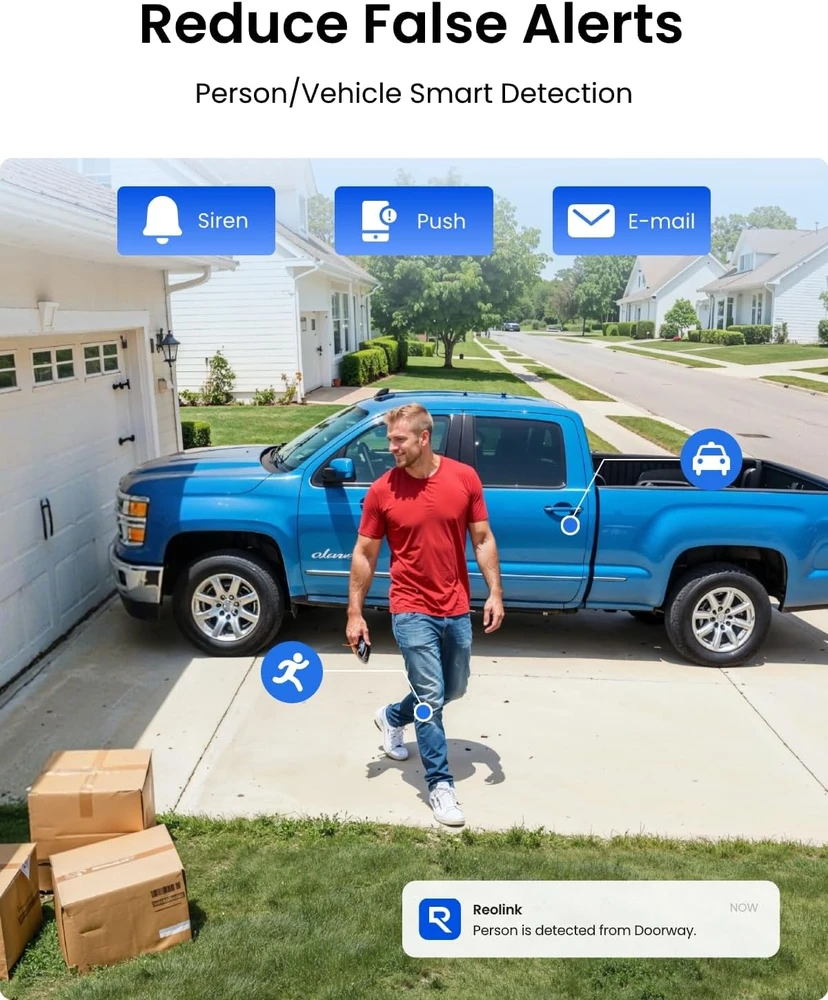 Reolink lauko Wi-Fi kamera Argus PT Plus 2K 4 MP su saulės baterija