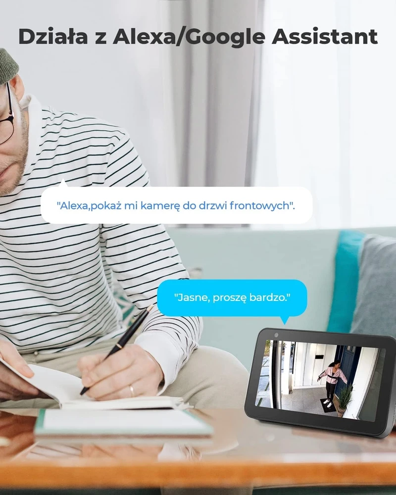 Reolink lauko Wi-Fi stebėjimo kamera Argus Eco 1080p su saulės skydeliu EU-Argus Eco w solar-SR2