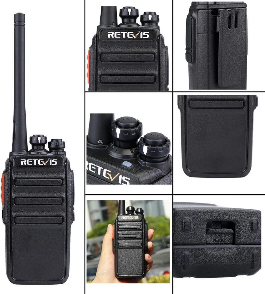Retevis PMR446 radijo stotelių rinkinys RT24, 16 kanalų, 1100 mAh, EUA9123C