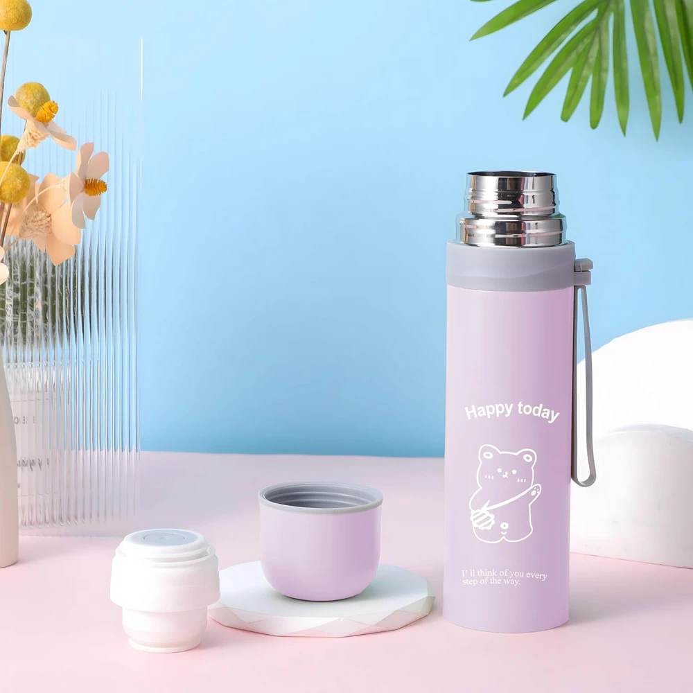 Retoo Termosinis vakuuminis plieno puodelis kavai ir arbatai, 500 ml