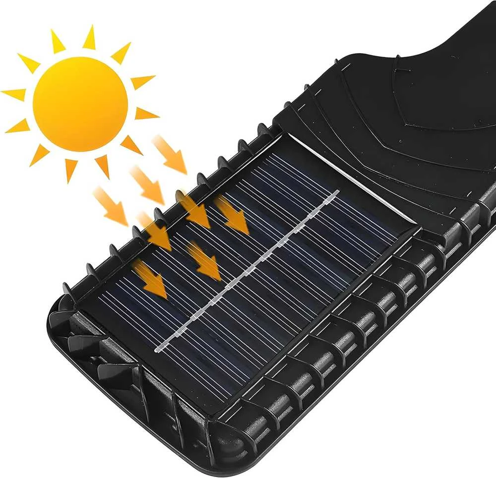 Retoo saulės LED lauko šviestuvas su judesio jutikliu, 240 W, 120 LED, IP67, šaltai balta, E310