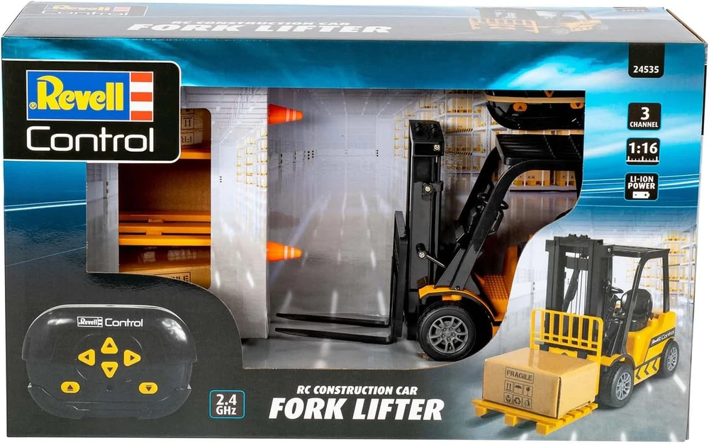 Revell Vežimėlis Forklift Remote Control RC Heavy Loader Forklift