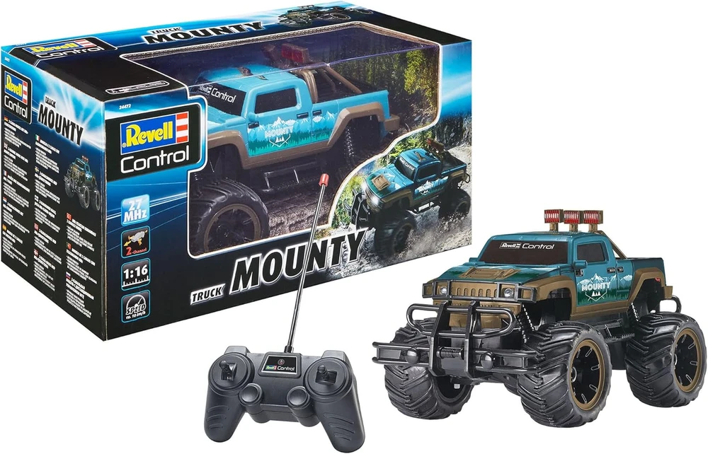 Revell Control nuotoliniu būdu valdomas žaislinis sunkvežimis Mounty 1:16 24472