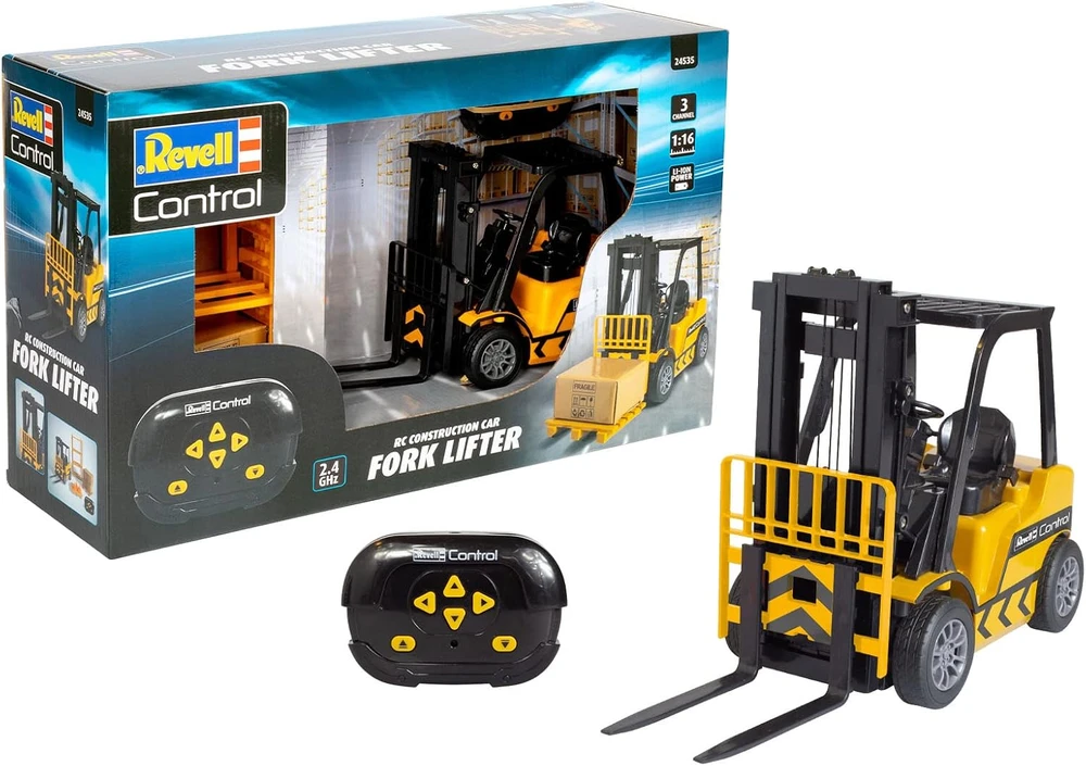 Revell Vežimėlis Forklift Remote Control RC Heavy Loader Forklift