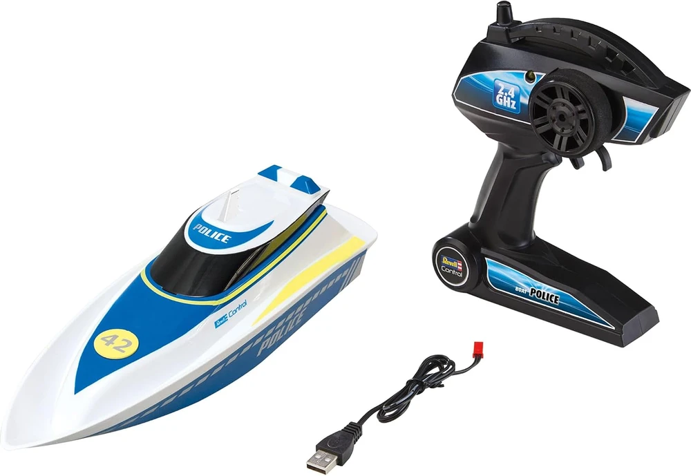 Revell Control X-treme nuotoliniu būdu valdoma policijos valtis 2,4 GHz 350 mm 24138