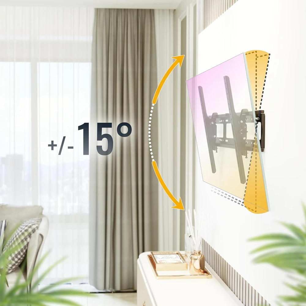 RICOO televizoriaus sieninis laikiklis 40–80 colių ekranams, VESA 700 × 400, R07