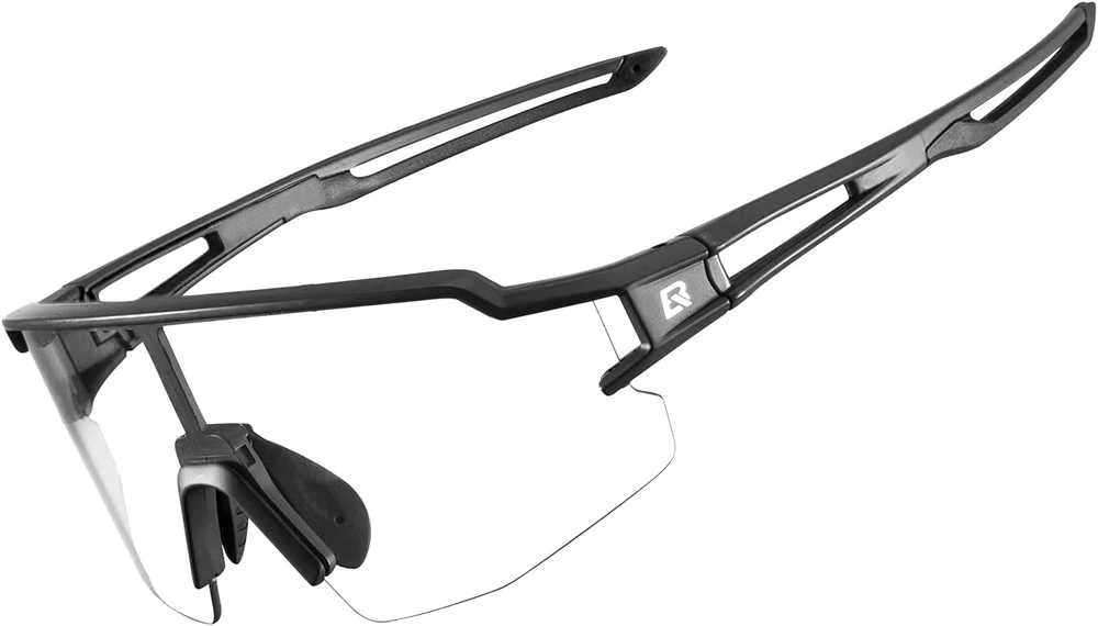 Rockbros 10175 fotochrominiai UV400 dviratininko akiniai – juodas