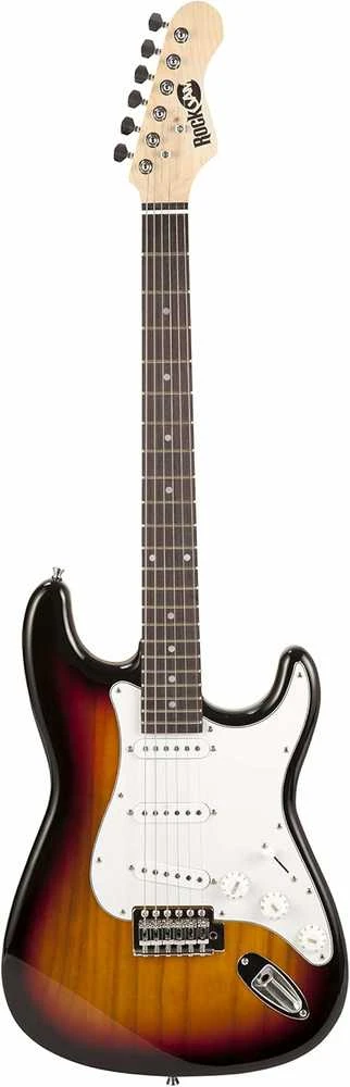 RockJam Sunburst Pilno dydžio elektrinės gitaros komplektas