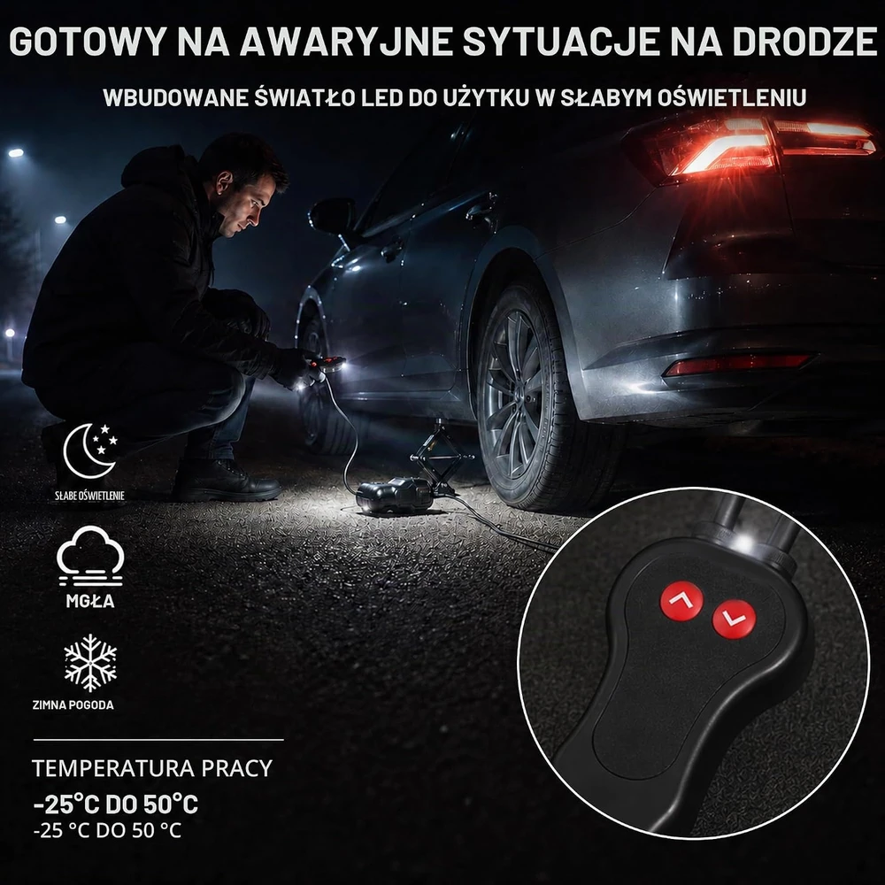 ROGTZ elektrinis automobilinis žirklinis keltuvas 2 t su įrankių dėklu R-2BX