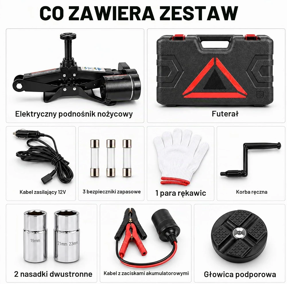 ROGTZ elektrinis automobilinis žirklinis keltuvas 2 t su įrankių dėklu R-2BX