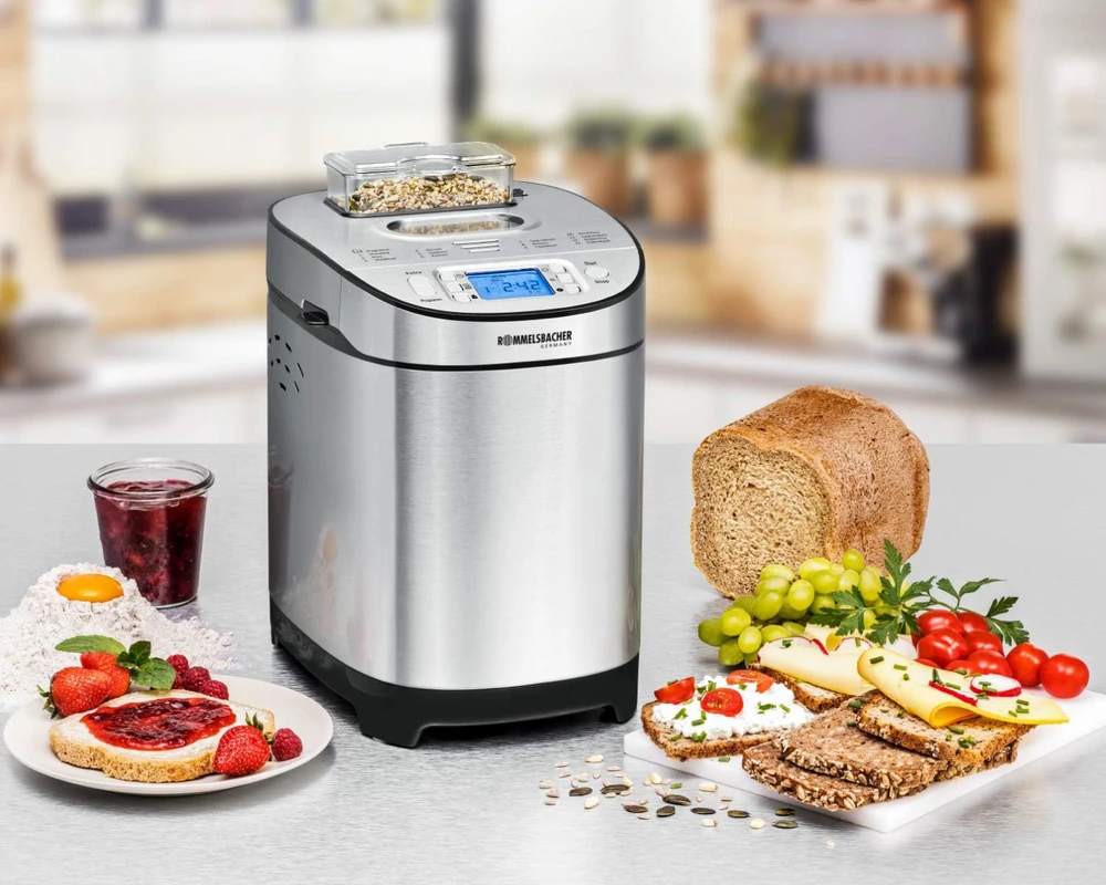 Duonkepė Rommelsbacher duonos kepimo aparatas 13 programų, 700–900 g talpa, BA 550