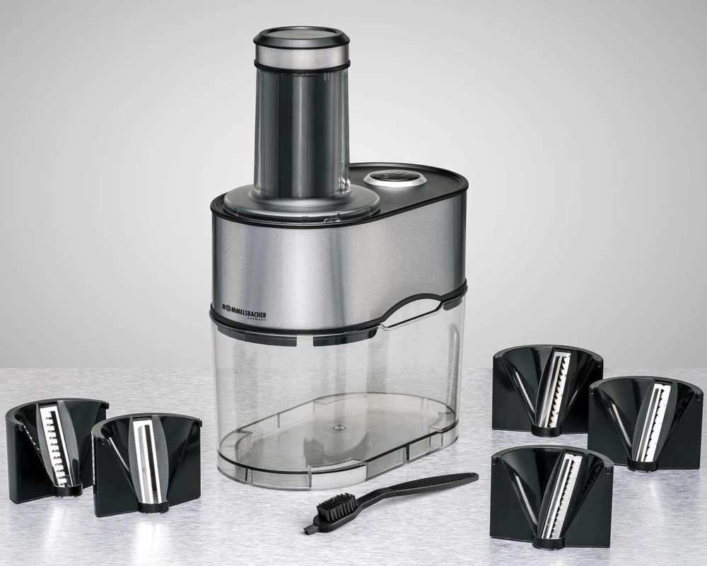 Rommelsbacher elektrinė daržovių pjaustyklė su 5 peiliais, 2,5 l talpa, EGS 80