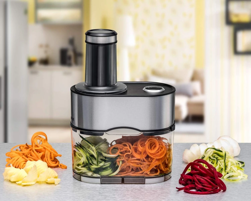 Rommelsbacher elektrinė daržovių pjaustyklė su 5 peiliais, 2,5 l talpa, EGS 80