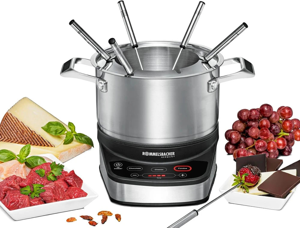 Rommelsbacher elektrinis fondiu rinkinys 2,5 l, 1200 W, 6 šakutės, F 1200