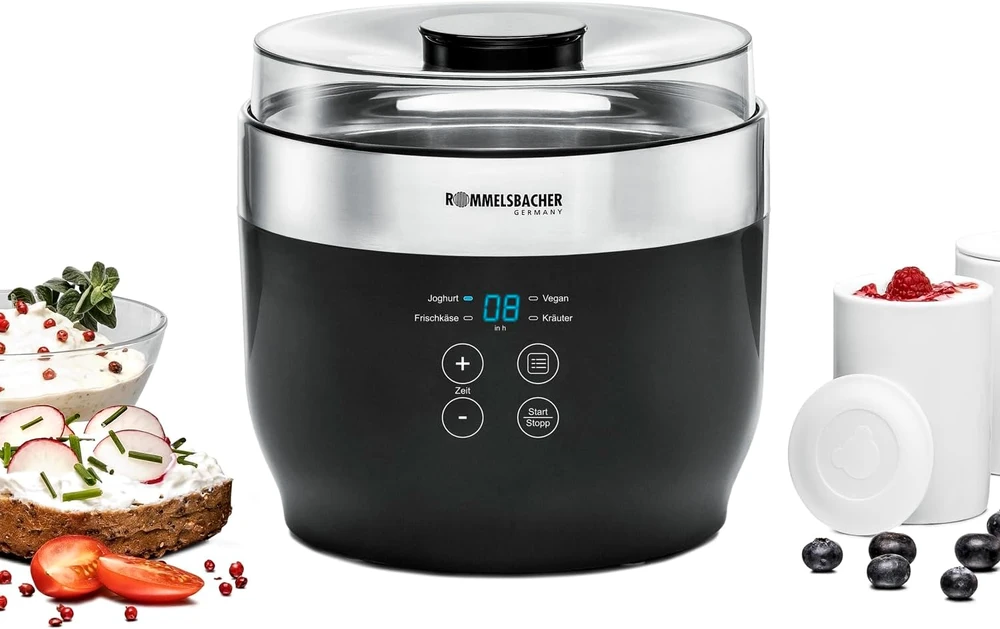 Rommelsbacher jogurto gamintuvas 1,2 l, 20 W, JG 80