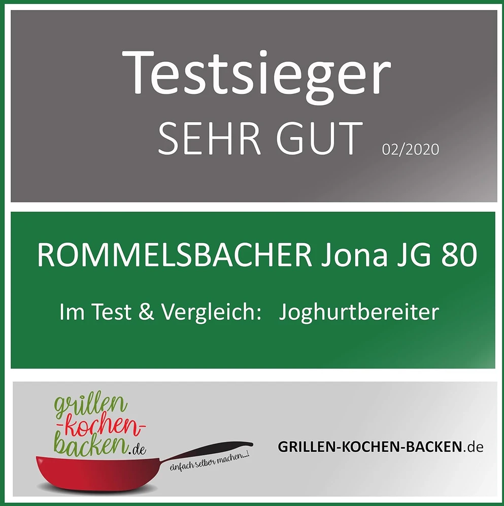 Rommelsbacher jogurto gamintuvas 1,2 l, 20 W, JG 80