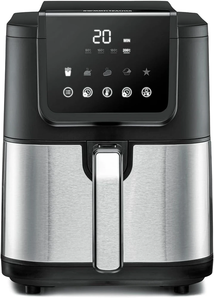 Rommelsbacher karšto oro gruzdintuvė 5 l, 1500 W, jutiklinis valdymas, FRH 1500