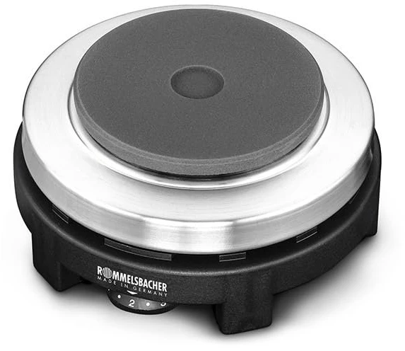 Rommelsbacher RK 501/SU Degiklių/virimo zonų skaičius 1, Nerūdijantis plienas/ juodas, 500 W, Elektrinis, Automatinė kelioninė kaitlentė
