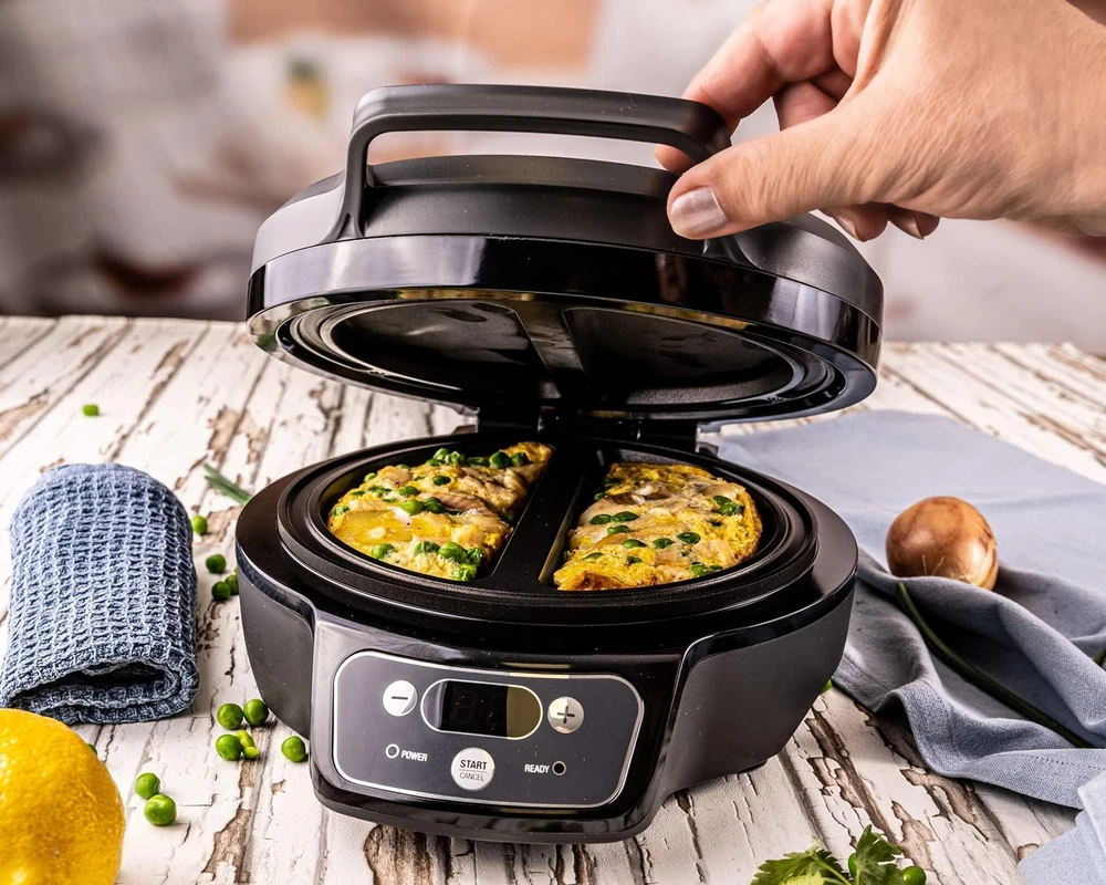 Rommelsbacher omletų keptuvė 950 W dviem omletams su laikmačiu OM950
