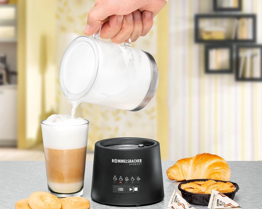 Namų ir Virtuvės Įranga - Rommelsbacher Pieno Putoklis MS 625 500ml Nerūdijančio Plieno