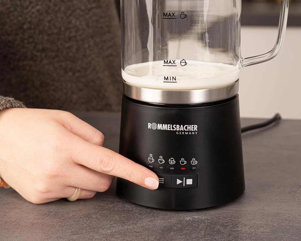 Namų ir Virtuvės Įranga - Rommelsbacher Pieno Putoklis MS 625 500ml Nerūdijančio Plieno
