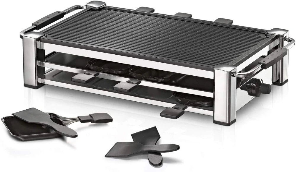 Rommelsbacher raclette stalo grilis 8 asmenims, 1500 W su termostatu RCC 1500