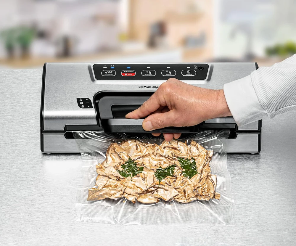 Rommelsbacher vakuuminė pakavimo mašina 120 W, nerūdijančio plieno korpusas, VAC385