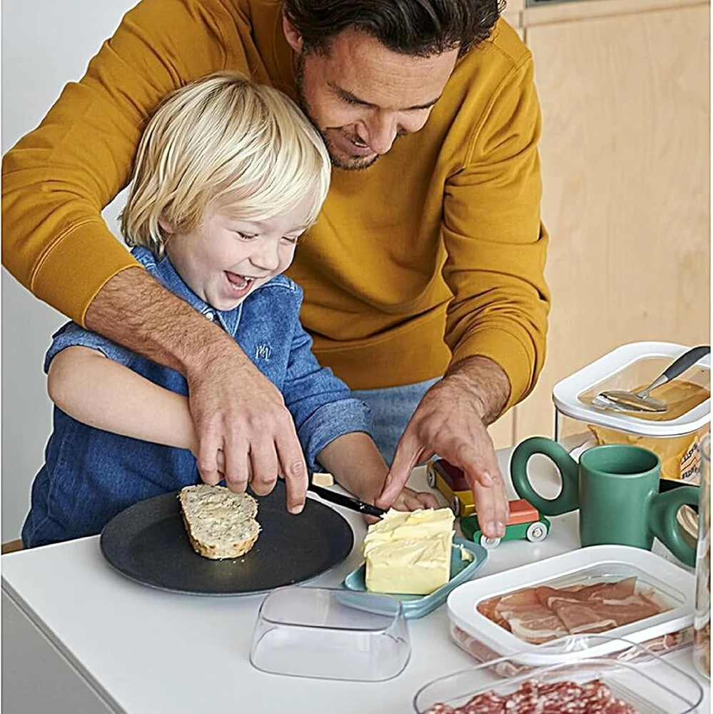 Rosti Mepal Mepal Modula sandarių maisto laikymo indų rinkinys, 3 vnt., žalias