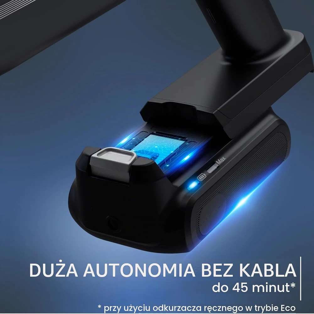 Rowenta belaidis vertikalus dulkių siurblys 140 W, 18 V, iki 45 min., S7198800