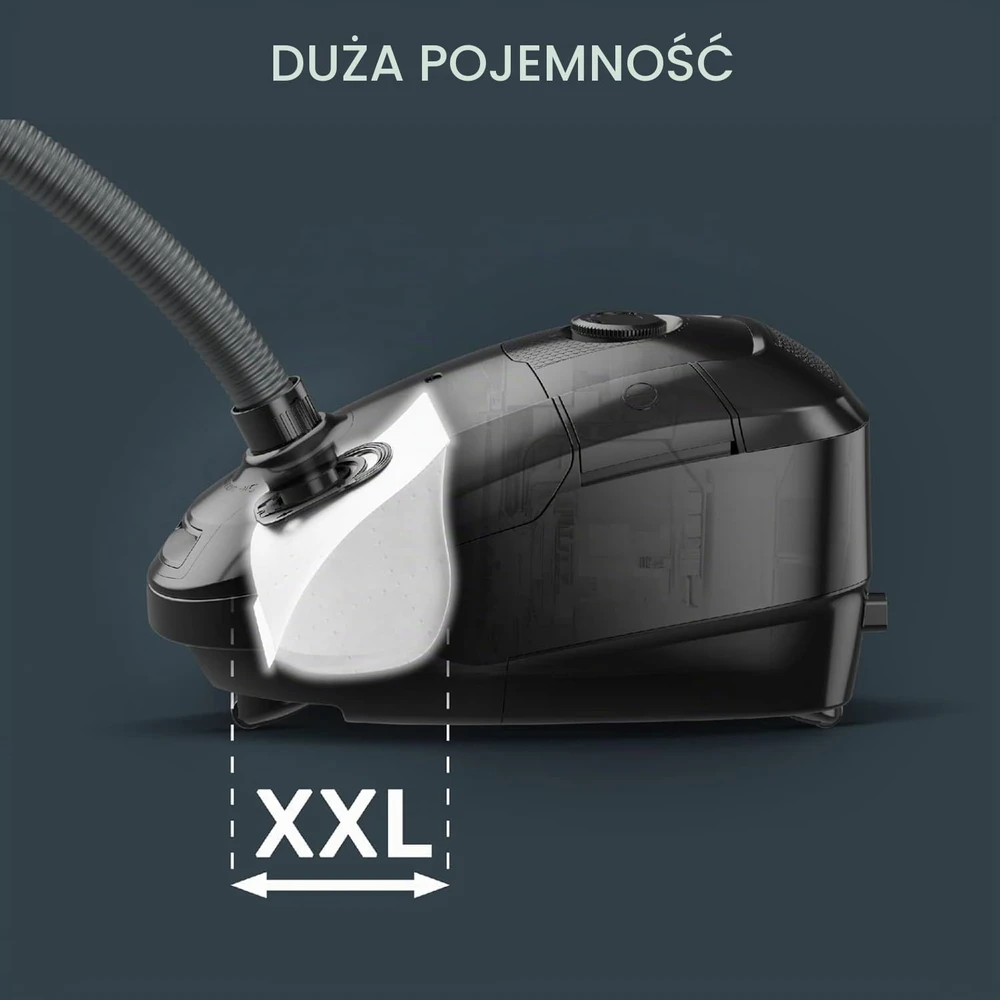 Rowenta dulkių siurblys su maišeliu Power XXL, 900 W, 4,5 l, 12 m, RO3143