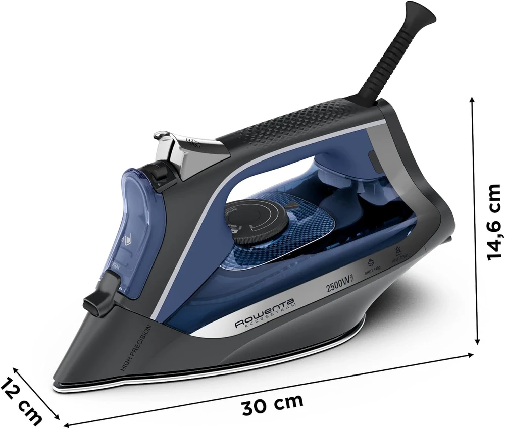Rowenta garinis lygintuvas 2500 W, 40 g/min, garo smūgis 140 g/min, DW4301