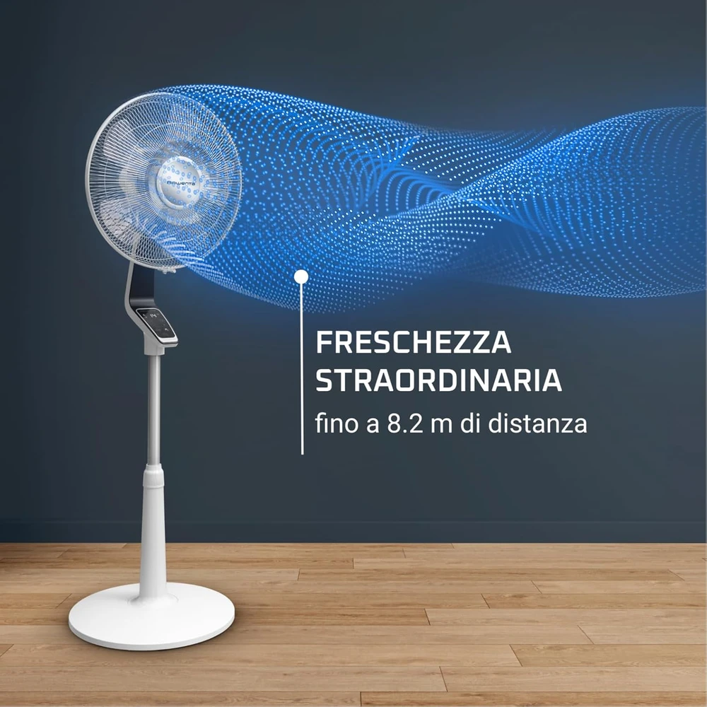 Kondicionierius Rowenta pastatomas ventiliatorius 32 dB, 14 greičių, LED ekranas, laikmatis, nuotolinio valdymo pultas, VU5690F0
