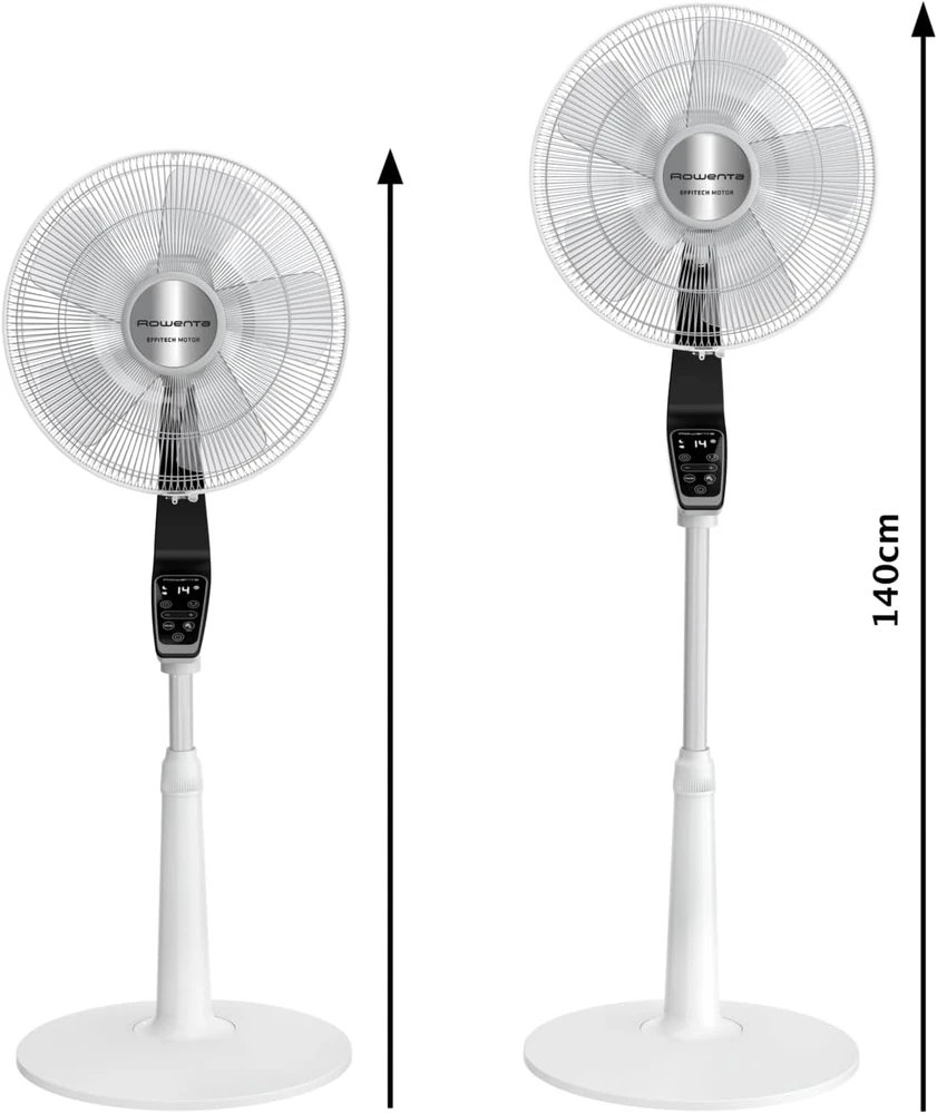 Kondicionierius Rowenta pastatomas ventiliatorius 32 dB, 14 greičių, LED ekranas, laikmatis, nuotolinio valdymo pultas, VU5690F0